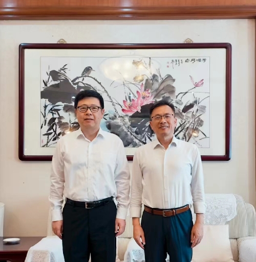 邹肖力副会长会见联合国工业发展组织副总干事邹刺勇
